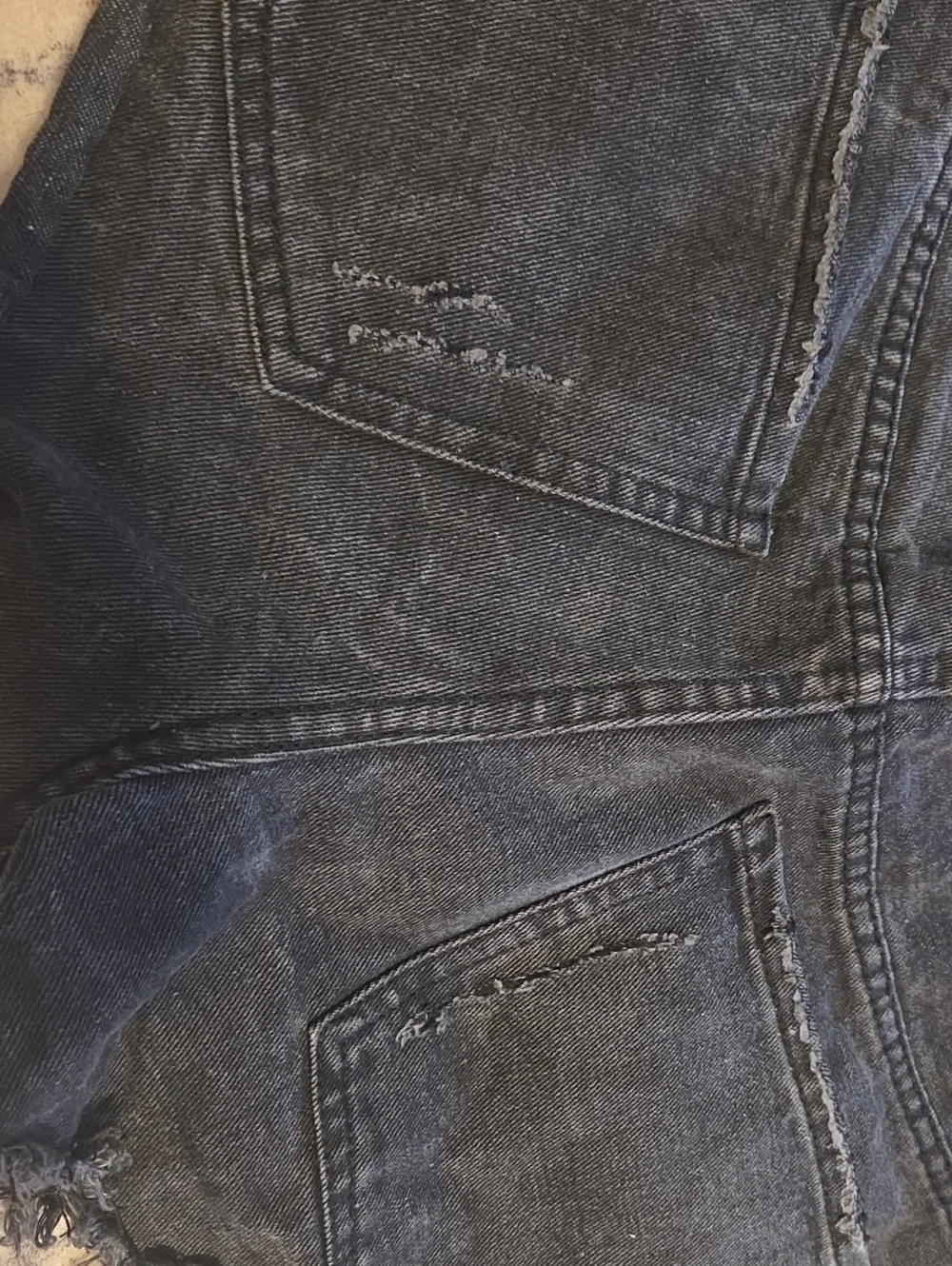 Cotton On Black Denim Shorts